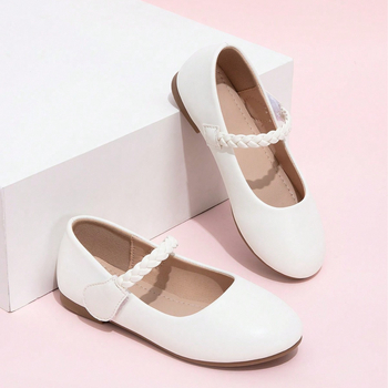 Pantofi pentru fete cu închidere Magic Sticker, profil scăzut, parte superioară PU, talpă TPR, antiderapant