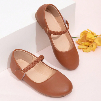 Pantofi pentru fete cu închidere Magic Sticker, profil scăzut, parte superioară PU, talpă TPR, antiderapant