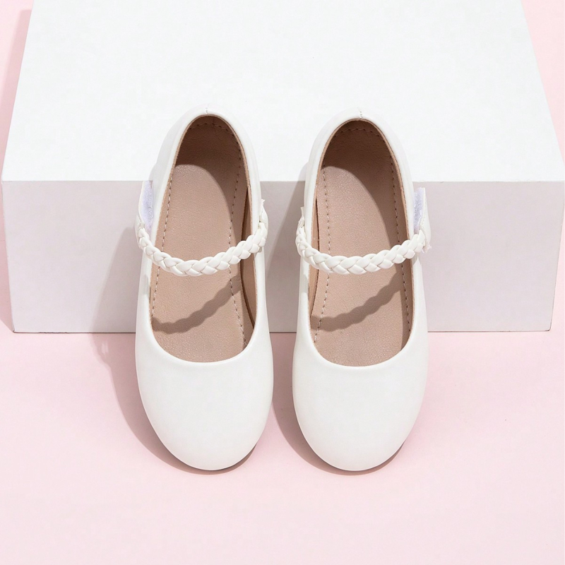 Pantofi pentru fete cu închidere Magic Sticker, profil scăzut, parte superioară PU, talpă TPR, antiderapant