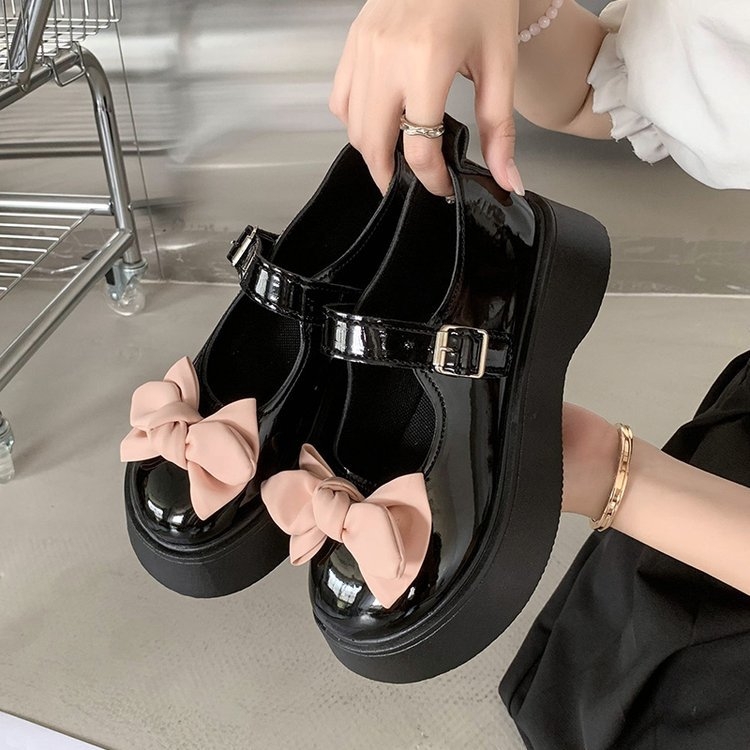 Pantofi femei Mary Jane cu vârf rotund, partea superioară PU, model floral, curea de gleznă cu cataramă, toc mediu 3-5 cm