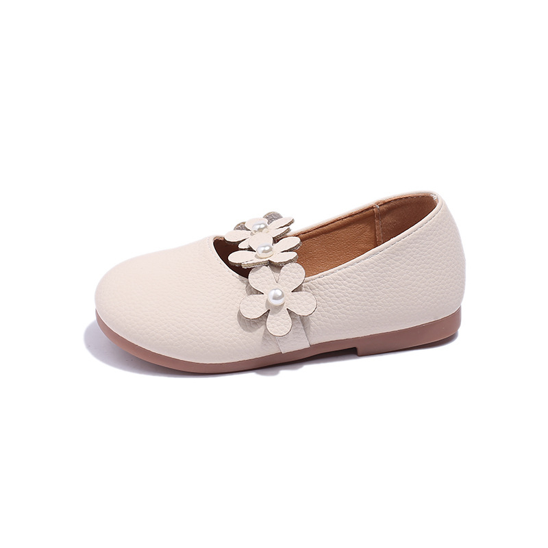 Meitenēm PU ādas kurpes ar Velcro aizdari, gumijas zole, zems augšdaļas dizains, pavasaris un rudens