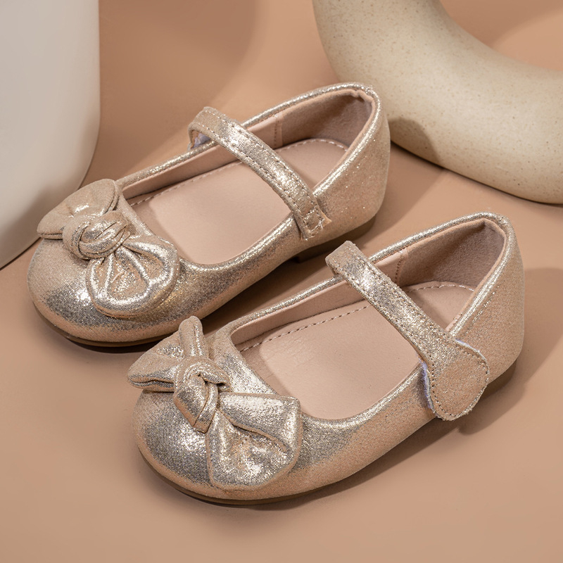 Pantofi prințesă pentru fete, închidere Velcro, stil coreean, partea superioară din pânză, talpă din cauciuc