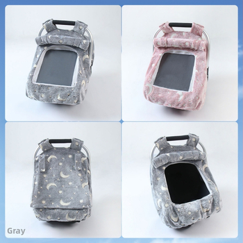 Bērnu groziņa pārklājs automašīnas sēdeklim – pretvēja, silts, flaneles audums, kas spīd tumšumā