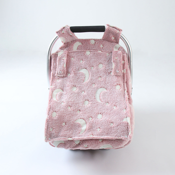 Bērnu groziņa pārklājs automašīnas sēdeklim – pretvēja, silts, flaneles audums, kas spīd tumšumā