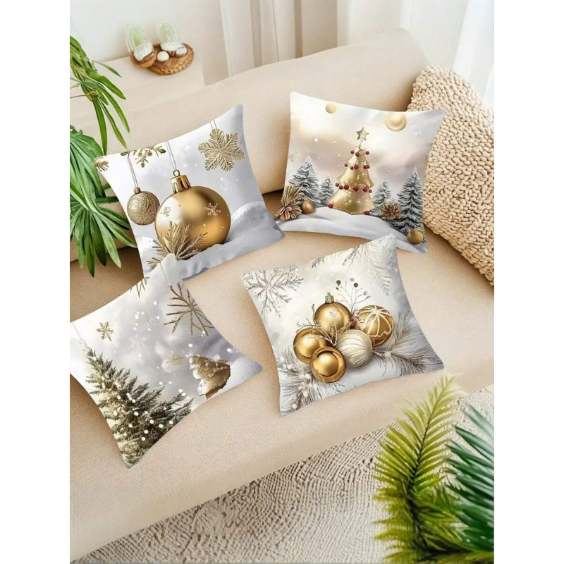 Medžio rašto pagalvių rinkinys, minkštas pūkų audinys, siūlų dažymas, Instagram stilius