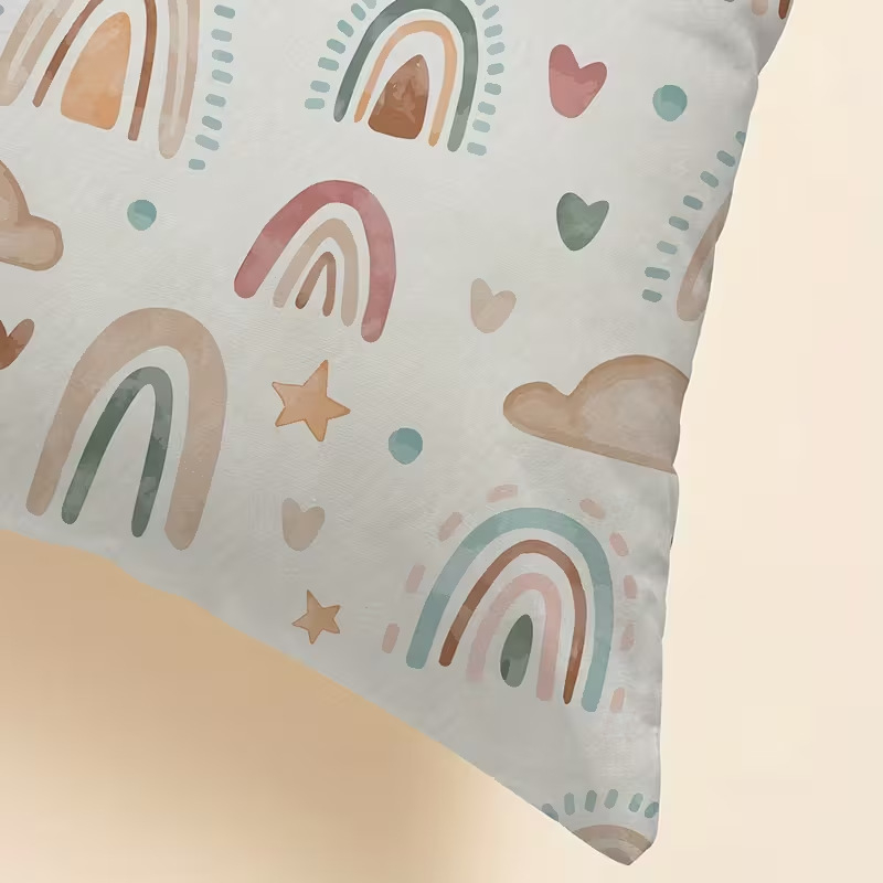 Husă de pernă din in, în stil modern minimalist pentru living, Brand Hongyou, Model: Altul, Imprimare siglă