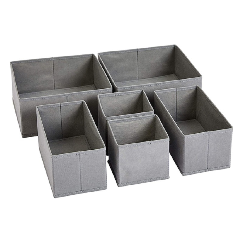 Box de depozitare pentru lenjerie, pliabil, fără capac, capacitate 35 L