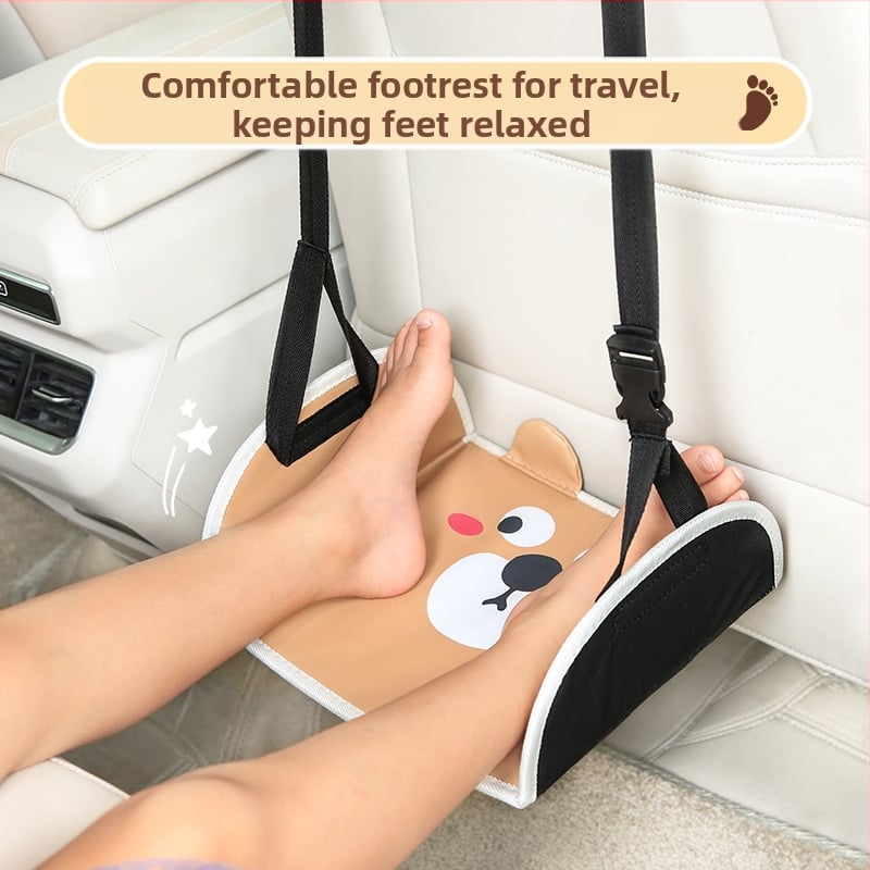 Vaikų automobilio galinės sėdynės kojos atrama, odinė, atspari vandeniui ir dilimui, pritaikoma, logotipo spausdinimas