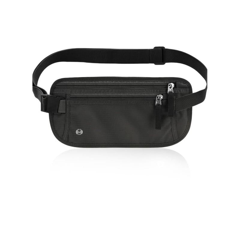 Zidelon Νάιλον ζώνης RFID-Blocking Διαβατήριο – Για εξωτερικά ταξίδια, Unisex Αντι-κλοπής Οργανωτής Εγγράφων με Πολυεστερική Επένδυση