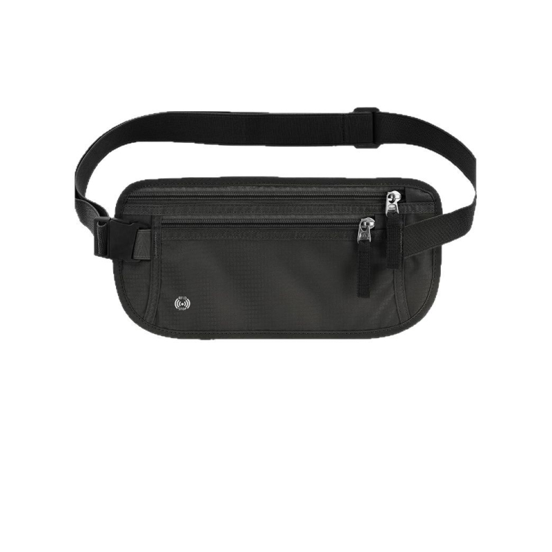 Zidelon Νάιλον ζώνης RFID-Blocking Διαβατήριο – Για εξωτερικά ταξίδια, Unisex Αντι-κλοπής Οργανωτής Εγγράφων με Πολυεστερική Επένδυση