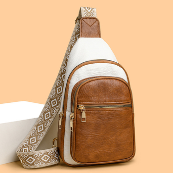 Geantă de umăr pentru femei, cu mai multe compartimente, stil retro, material PU, model tridimensional, căptușeală poliester, închidere cu fermoar