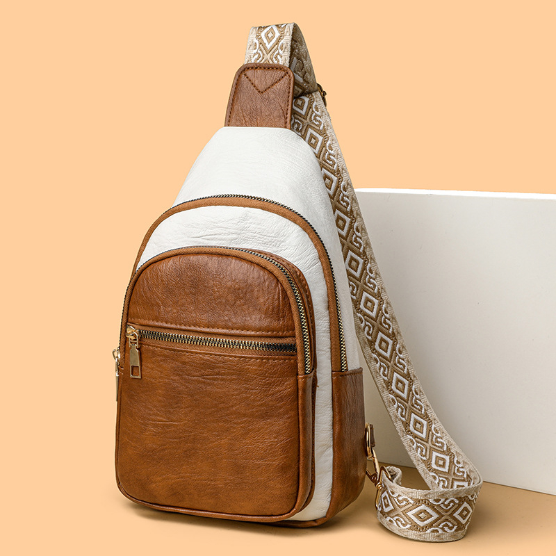 Geantă de umăr pentru femei, cu mai multe compartimente, stil retro, material PU, model tridimensional, căptușeală poliester, închidere cu fermoar