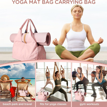 Τσάντα αποθήκευσης στρώματος γιόγκα – κυβικού σχήματος, διαχωρισμός στεγνού/υγρού, μεγάλη χωρητικότητα, πολυλειτουργική για ταξίδια, Oxford ύφασμα