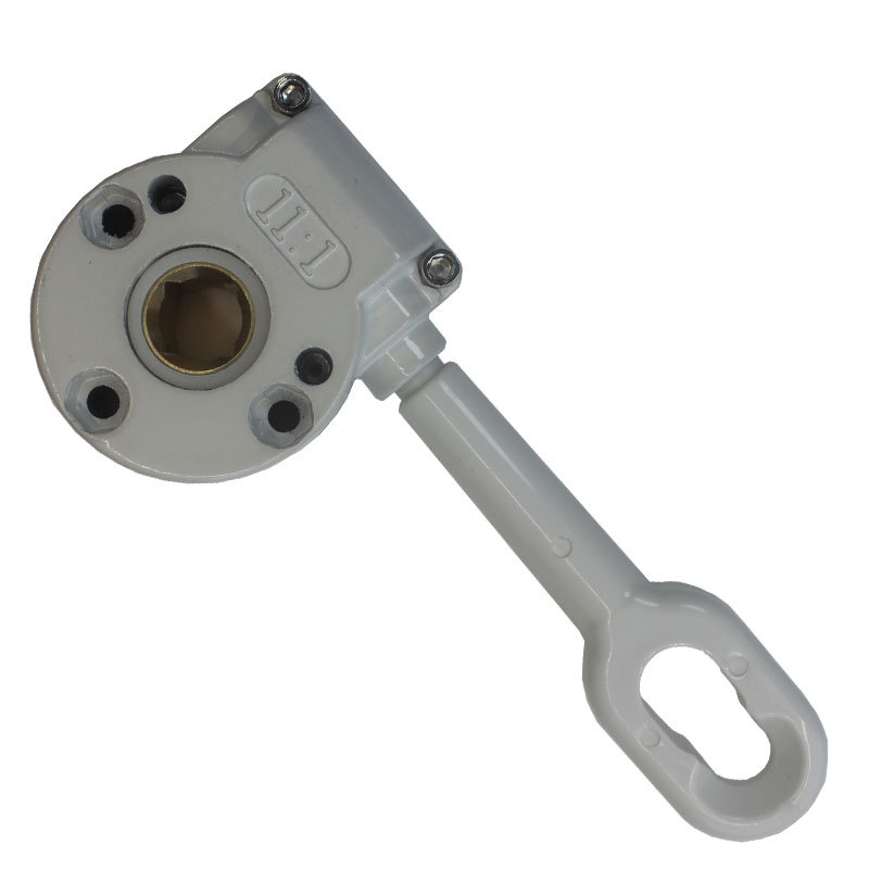 Sátoradapter – teleszkópos kézi működtetés, 11:1 forgó tengely, rézmag fehér gumírozott bevonattal, ponyva alumínium ötvözetből