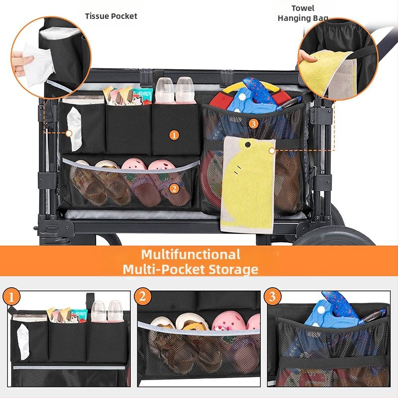 DURAPOWER Taška na skladovanie pre kempingový vozík — bočné zavesenie, viacúčelová, prenosná (Značka: DURAPOWER; Model: D08114; Pôvod: Zhejiang Shaoxing; Kategória: Taška na skladovanie; Exkluzívny cezhraničný export)