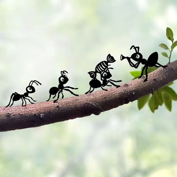 Μεταλλική διακοσμητική φιγούρα σε μορφή μυρμηγκιού για κήπο και γκαζόν, εξωτερικοί χώροι, στυλ μοντέρνος μινιμαλισμός, κωδικός προϊόντος 20250905