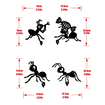 Μεταλλική διακοσμητική φιγούρα σε μορφή μυρμηγκιού για κήπο και γκαζόν, εξωτερικοί χώροι, στυλ μοντέρνος μινιμαλισμός, κωδικός προϊόντος 20250905