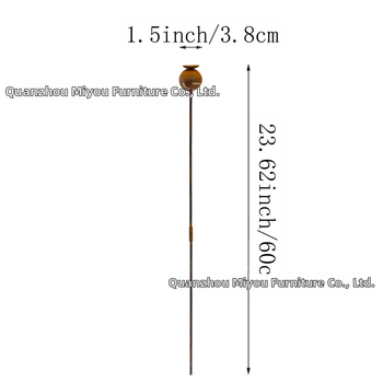 Μεταλλικό στηρίγμα κήπου για γρασίδι – γεωμετρική μεταλλική τέχνη, μοντέρνος μινιμαλισμός
