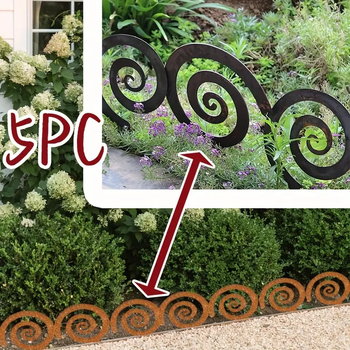 Градинска метална декоративна фигура за наземно поставяне, модел G264, стил модерно изкуство