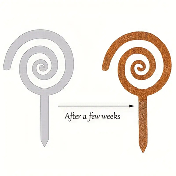 Градинска метална декоративна фигура за наземно поставяне, модел G264, стил модерно изкуство