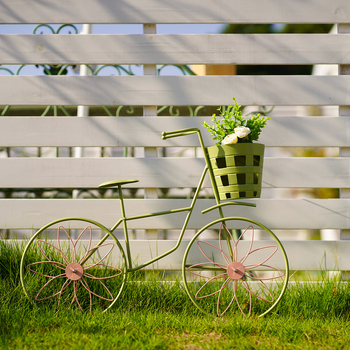 Maotai dzelzs ziedu turētājs, grebts un daļēji roku darīts, modelis 9002, elegants dārza dekors