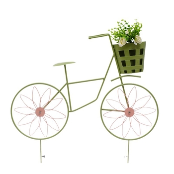 Maotai цветарник от ковано желязо, резбован и полу ръчно изработен, модел 9002, елегантен градински декор