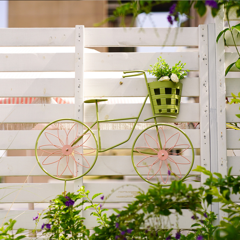 Maotai dzelzs ziedu turētājs, grebts un daļēji roku darīts, modelis 9002, elegants dārza dekors