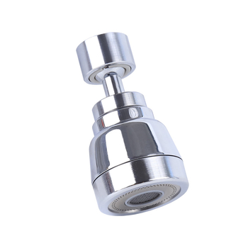 Tryjų greičių anti-splash maišytuvo galvutė su dvigubu guolių sukimu, ABS+nerūdijantis plienas, sriegis, pakilimas