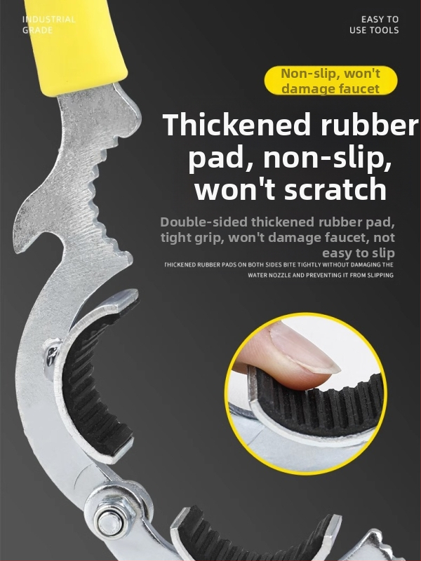 Ключ за премахване на аератор за чешма — Detachable Spout Tool, Универсален кръгъл тръбопроводен ключ (Въглеродна стомана; Тип: торцев ключ; Модел: YZ735255798860; Марка: Other)