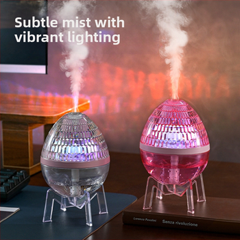 Stalo krištolo žvaigždžių danga drėkintuvas su atmosfera lempa, USB maitinimas, modelis ZJ-135, tinkamas 21–30 m², talpa <0,5 l, triukšmo lygis <36 dB