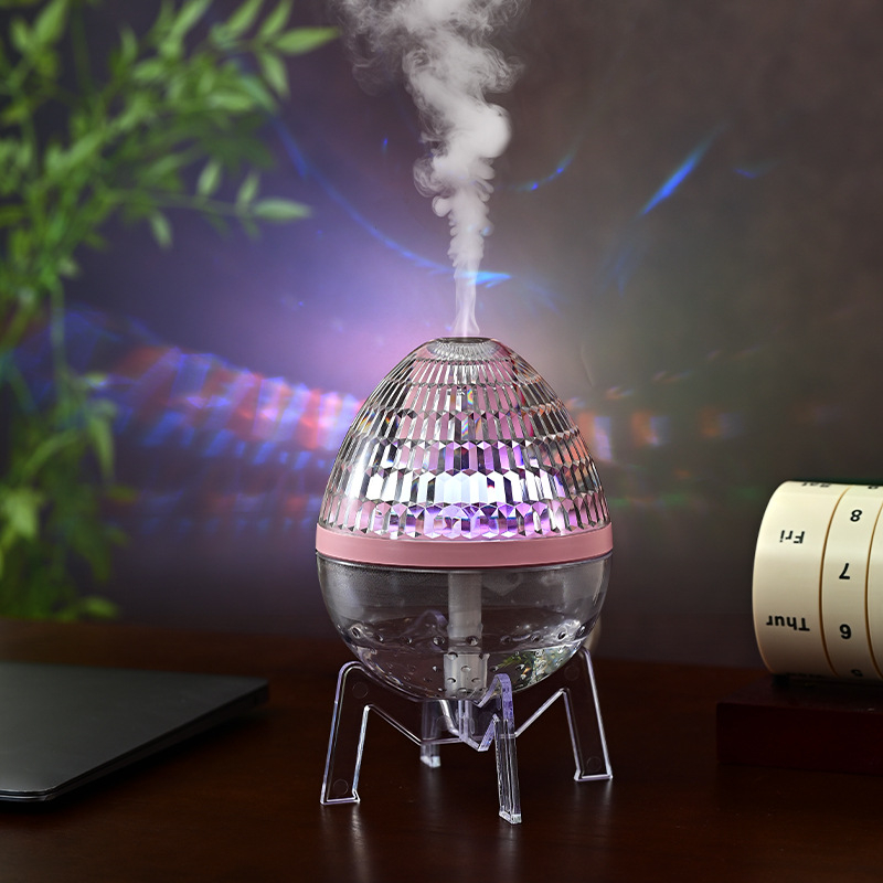 Stalo krištolo žvaigždžių danga drėkintuvas su atmosfera lempa, USB maitinimas, modelis ZJ-135, tinkamas 21–30 m², talpa <0,5 l, triukšmo lygis <36 dB