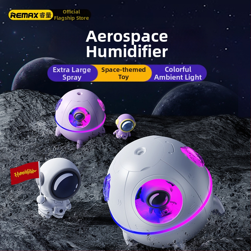 Remax RT-A730 USB umidificator pentru birou, funcționare silențioasă, acoperire 21–30 m², rezervor <0,5 L, iluminare ambientală