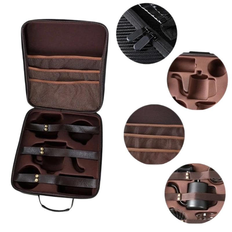 Τσάντα αποθήκευσης εξαρτημάτων μηχανής καφέ EVA – Συμπίεση, Δυνατότητα προσαρμογής, Προέλευση Χουϊντονγκ, Συσκευασία αποσκευών