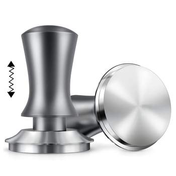 Presă pentru praf de cafea — oțel inoxidabil, echilibru cu arc, construcție solidă, reglabil, greutate 300–450 g