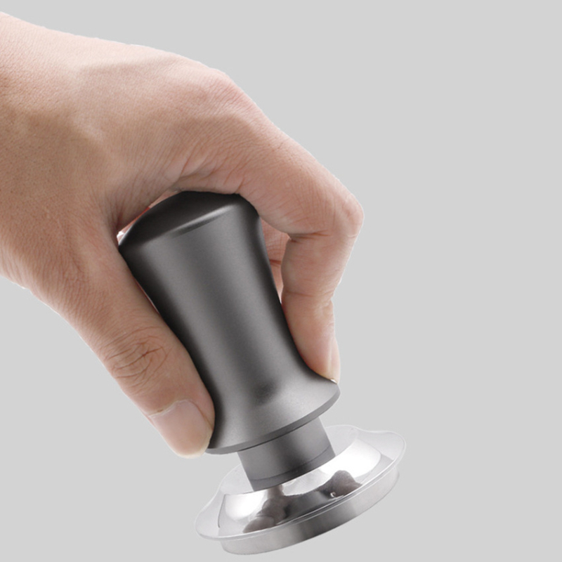 Presă pentru praf de cafea — oțel inoxidabil, echilibru cu arc, construcție solidă, reglabil, greutate 300–450 g