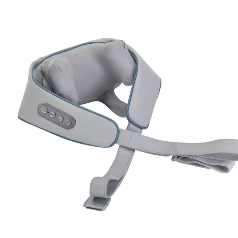 Masaj trapez cu patru capete, alimentare USB, control manual prin cablu