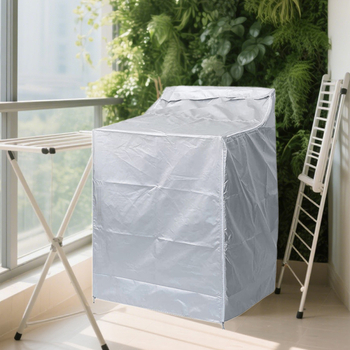 Κάλυμμα πλυντηρίου ρούχων, πολυεστερικό ύφασμα, 50% κύριο συστατικό, προσαρμόσιμο, εξωτερική χρήση και μπάνιο