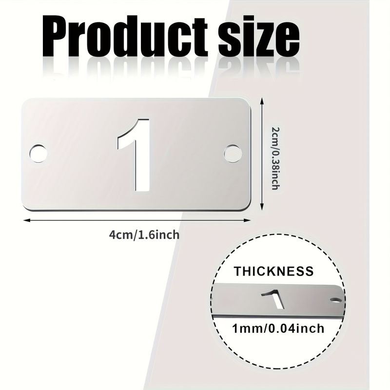 Τετράγωνες ψηφιακές πινακίδες αριθμών από ανοξείδωτο χάλυβα, γραμματοσειρά με κούφια γράμματα, Υλικό: Ανοξείδωτος χάλυβας 201, Χρήση: πινακίδα εξοπλισμού, Πεδίο εφαρμογής: Σχολεία/Εμπορικά Κέντρα/Νοσοκομεία/Ξενοδοχεία, Κωδικός προϊόντος fx20250809