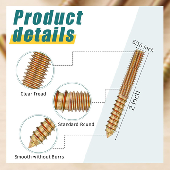 Βίδες κρεμάστρας με κεφαλή κώνου, επικάλυψη ψευδάργύρου, υλικό Α, εθνικό πρότυπο