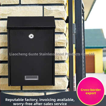 Gust GST016 Γραμματοκιβώτιο Τοίχου από Γαλβανισμένο Ατσάλι, Κλειδώνεται
