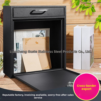 Gust GST016 Γραμματοκιβώτιο Τοίχου από Γαλβανισμένο Ατσάλι, Κλειδώνεται