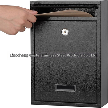 Gust GST016 Γραμματοκιβώτιο Τοίχου από Γαλβανισμένο Ατσάλι, Κλειδώνεται