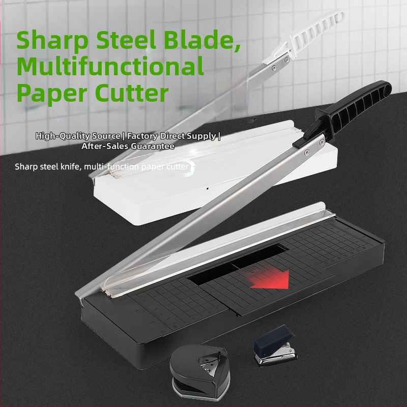 862-3 Három az egyben: sarokok kerekítése, lyukasztás és papírvágás — kompakt hordozható irodai eszköz