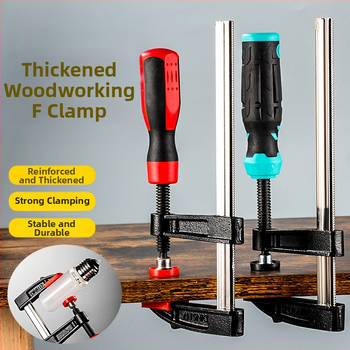 F-κλιπ για ξυλουργική, βιομηχανικής ποιότητας κλιπ, υλικό Ma steel + cast iron, εφαρμογή: στερέωση ξύλου