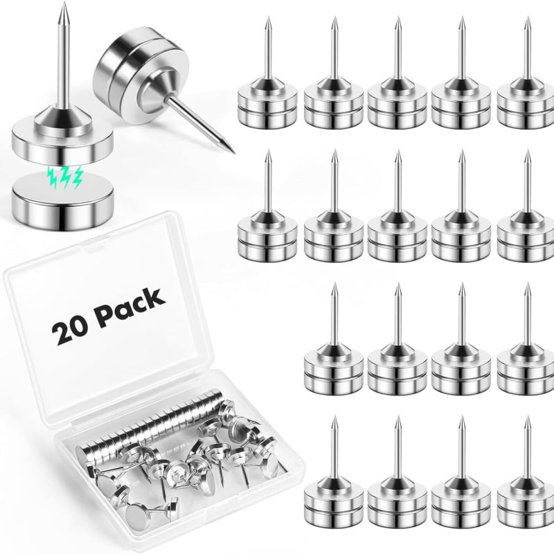 mogii Fém lapos fejű mágneses kapcsok, Modell MP77001, Cikkszám MPT8879, Dobozos csomagolás