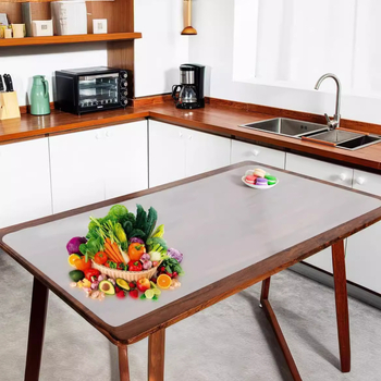 Megvastított szilikon konyhai munkalapvédő, egyszínű, formák: kör, négyszög és szabálytalan, biológiailag lebomló, prémium minőség, modern minimalista stílus