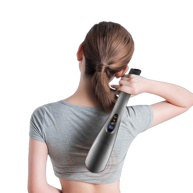 Delfin alakú kézi masszírozó kefés motorral, 4 sebesség, 6 masszázsfej, többszintű beállítás