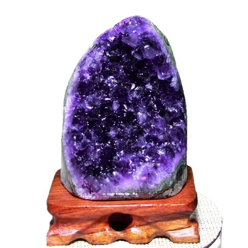 Ουρουγουάης φυσικός κρύσταλλος κλάστερ, χειροποίητη γυαλισμένη επιφάνεια, χειροποίητο, αγροτικό στυλ, μοτίβο λεκάνης θησαυρού, PP σακούλα ατομική συσκευασία