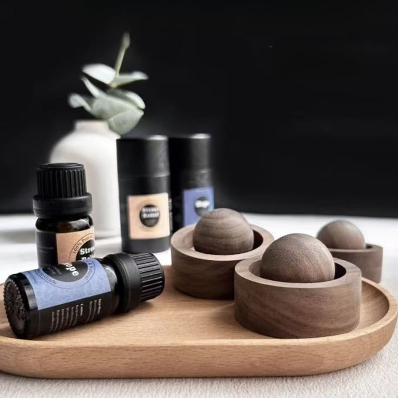 Difuzor de aromaterapie din lemn fag, marca Yifeng, difuzor din lemn, stil modern minimalist, pentru casă, dormitor și mașină