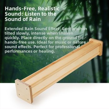 Rain Stick από ξύλο σημύδας για ήχο βροχής, γιόγκα και διαλογισμό — Μάρκα Orange, Μοντέλο 1063